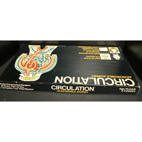 Circulation An Incredible Journey Board Game Educational STEM Human Body 1986 - Picture 9 of 11